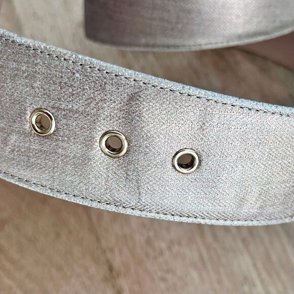 Chanel Authentic VTG 05 Womens Gold Wide Belt CC Logo Embellished Buckle Leather - Picture 14 of 16